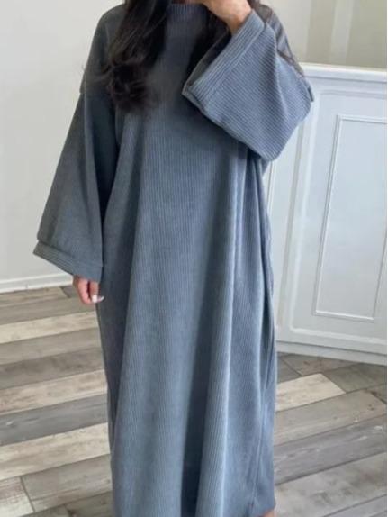 EMMA Curdoroy Maxi Dress minimum height 5ft3 One size 8-16 Women Comfort Casual Womenswear dresses  women 1