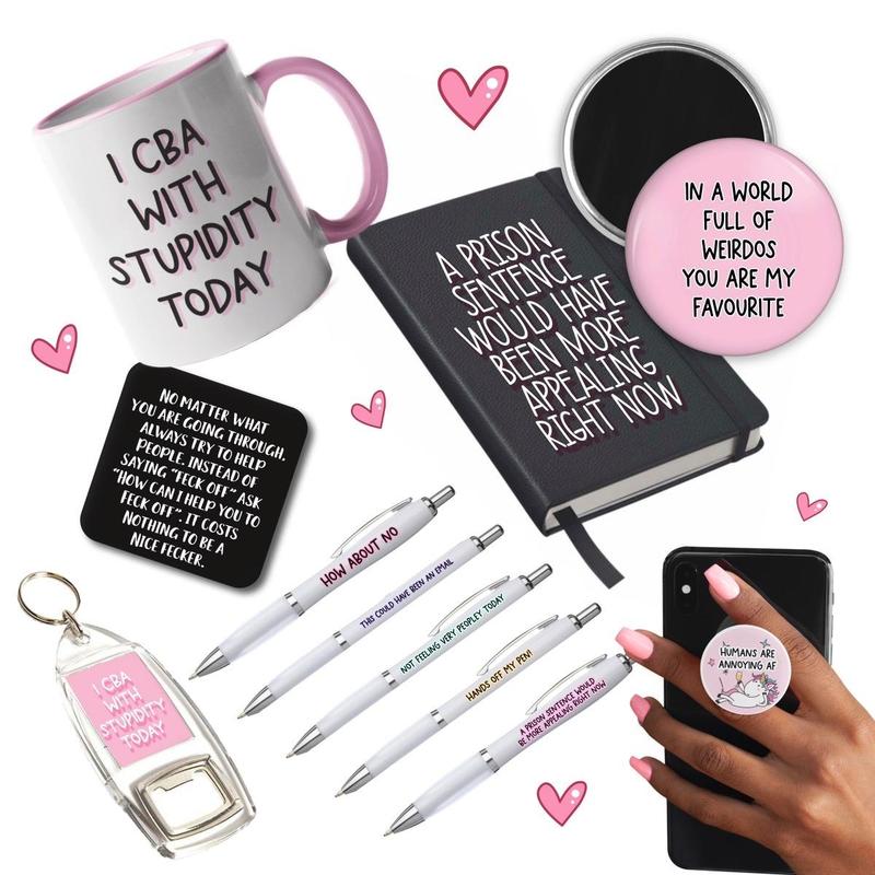 MBM Mystery Mug & Notebook Bundle - 10 Items in a Mystery Box - Drinkware, notebook, pens & more 0