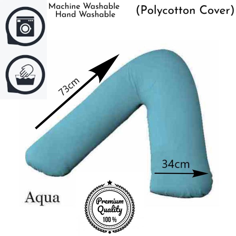 ARLINENS Polycotton V Support Pillowcase - Comfortable, Machine Washable, Available in Multiple Colors 2