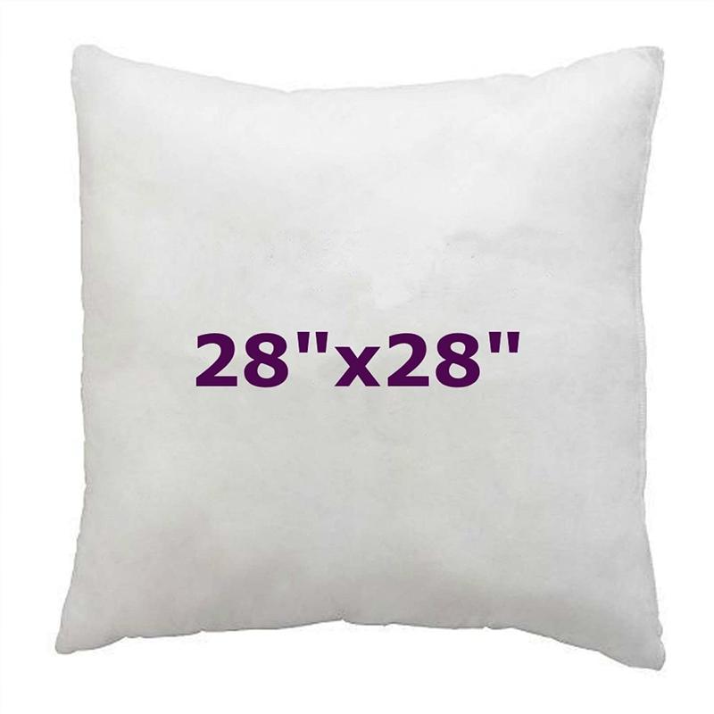 Chilimilii Set of 2 Hollow Fibre Cushion pads,Inserts,Fillers,Inners- Bounce Back Square Cushion pads- White Polyester Square cushions-Hotel Qualtiy Square cushions available in 14" 16" 18" 20" 22" 24" 26" 28" 30" 8