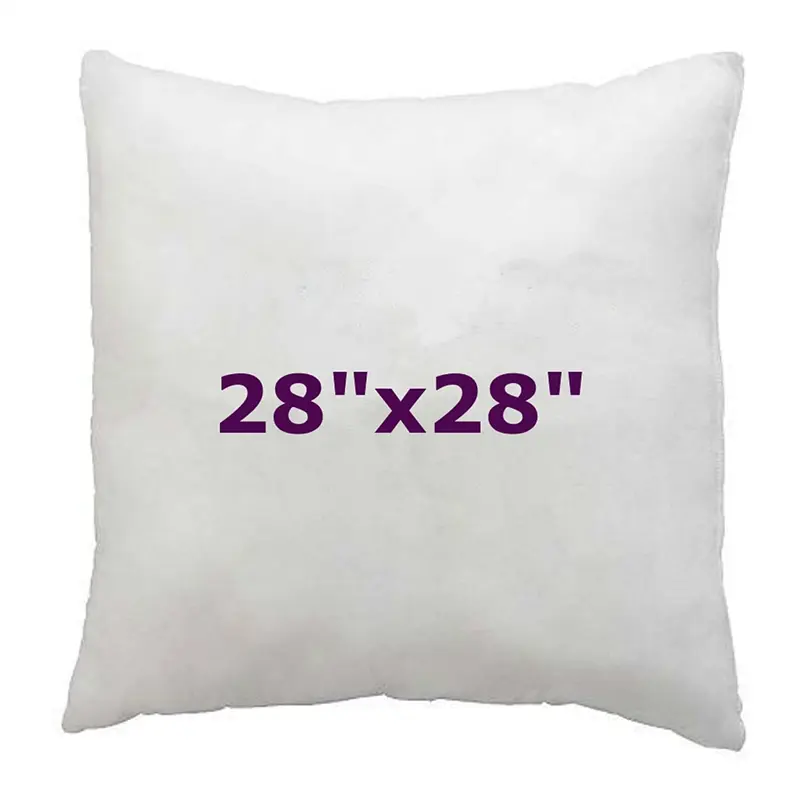 Chilimilii Set of 2 Hollow Fibre Cushion pads,Inserts,Fillers,Inners- Bounce Back Square Cushion pads- White Polyester Square cushions-Hotel Qualtiy Square cushions available in 14" 16" 18" 20" 22" 24" 26" 28" 30" 8