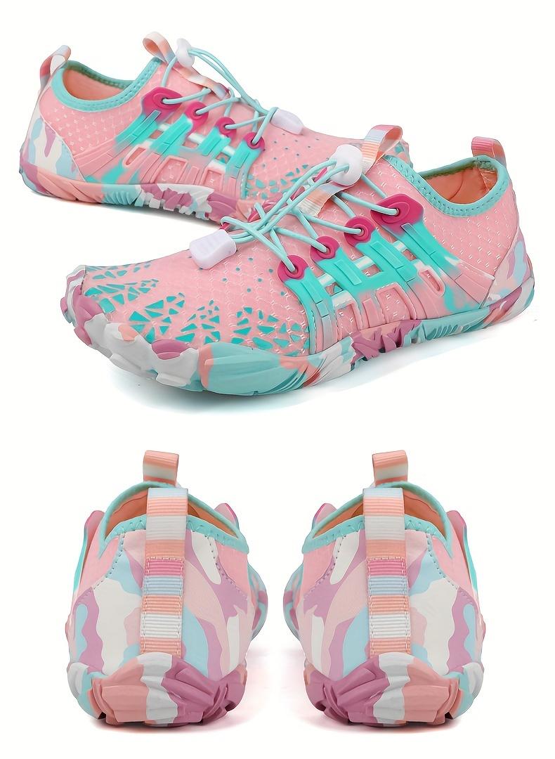 Product Introduction of Girl's Bare Water Shoes With Adjustable Buckle, Breathable Quick Dry Non Slip For Kid's Summer Beach Walking/Pool Swimming/Outdoor Activities 20