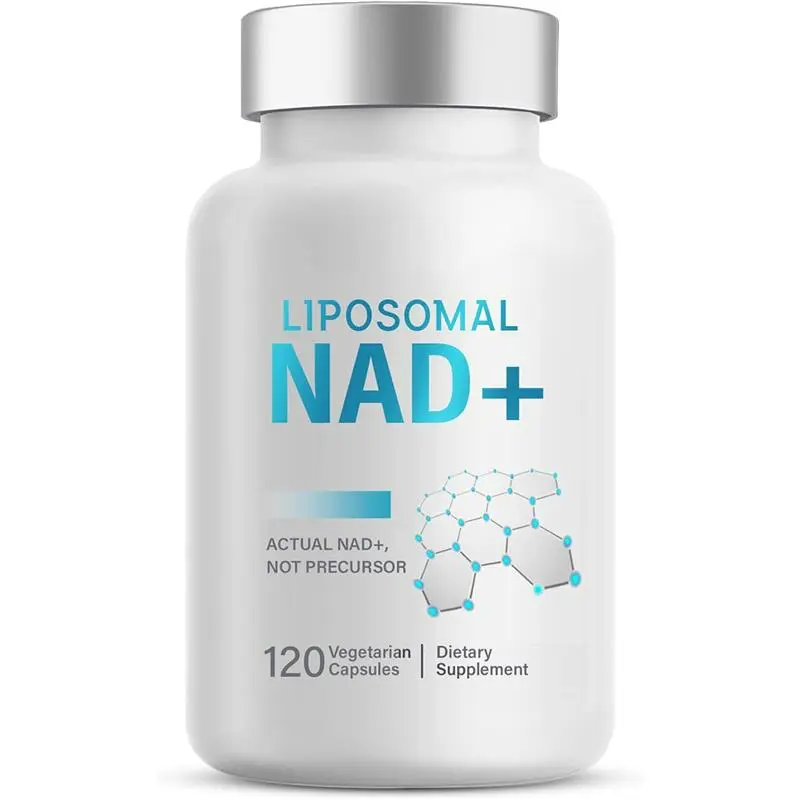 Liposomal NAD+ Supplement 1000mg, True NAD+ 500mg for Max Absorption, Supports Cellular Energy & Healthy Aging, 120 Capsules