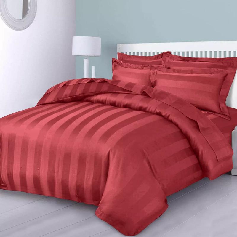 Stripe Duvet Cover Set - Soft Bedding Quilt Covers in Single, Double, King Size 8