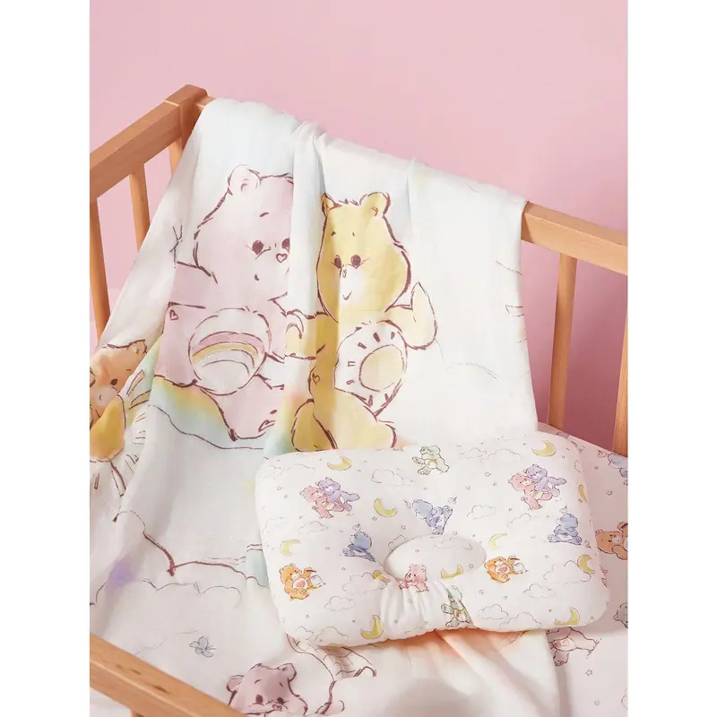 X Care Bears Cute And Comfortable Cartoon Bear Patterned Cotton Baby Positioning Pillow, Love Valentine Gifts 6