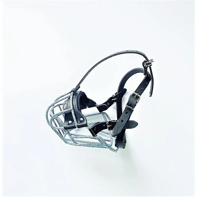 Metal Basket Muzzle for American Bully, XL  Bully and other dogs. 8