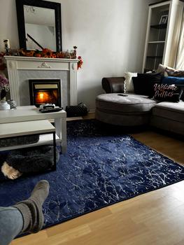 Product Review of LUXURY NON SLIP MACHINE WASHABLE MARBLE EFFECT RUGS 90X190CM 160X230CM 190X270CM from M**s W**s ❤** 0