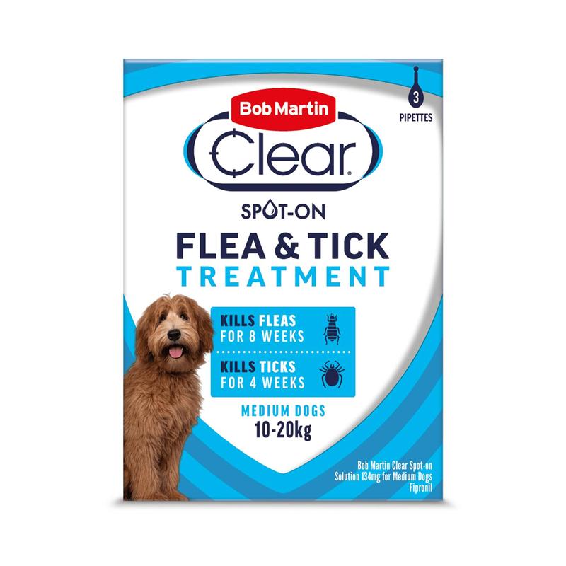 Bob Martin Flea Clear Fipronil Spot On Cat & Dog Flea Treatment Small Medium Large 3