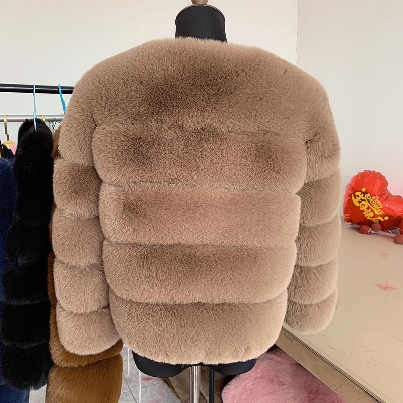 Product Introduction of [2024]Women faux Faux Fur Coat Autumn Winter High Quality Faux Fox Fur Coat fluffy coat fury elegant faux furr 7xl plus size women clothing1 12
