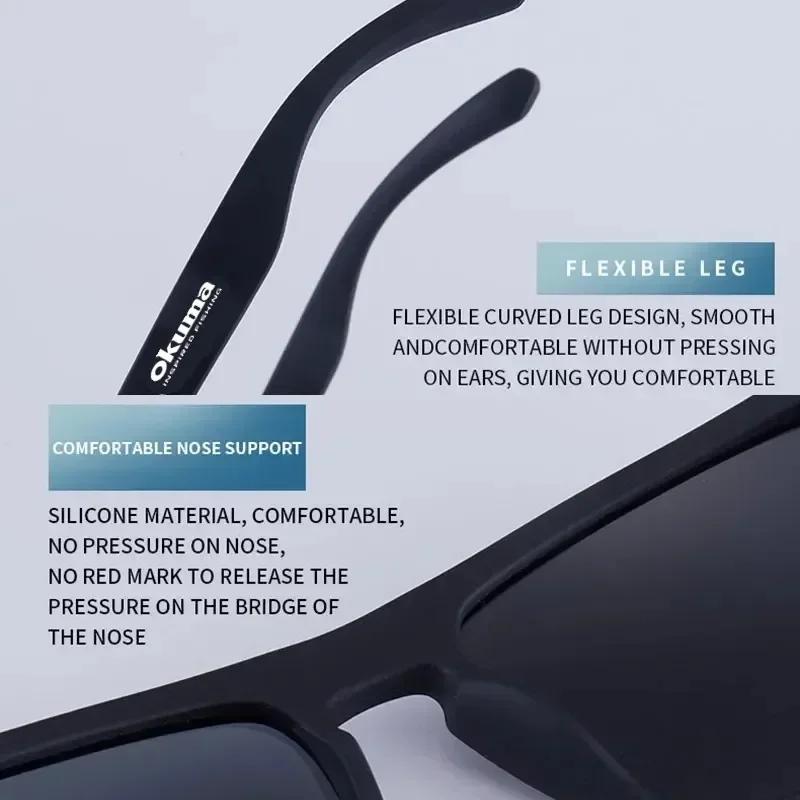 Product Introduction of Okuma Polarized Sunglasses – UV400 Protection for Men & Women, Ideal for Hunting, Fishing & Driving 56