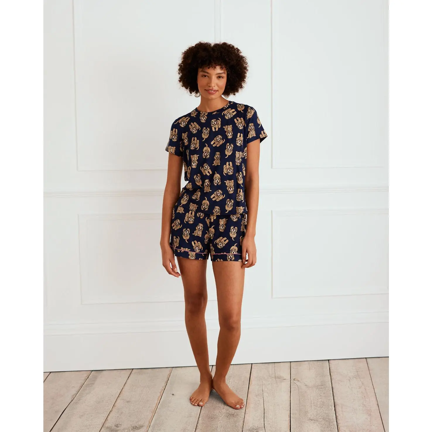Cockapoo Print Short Pyjama Set