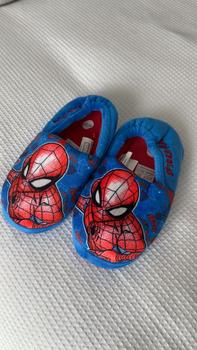 Product Review of Spiderman Boys Red and Blue Elasticated Slip On Slippers from L** 0