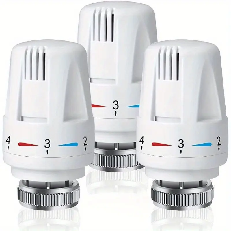 2/3/6pcs Radiator Thermostatic Head Heater Control Thermostat Heating Valve Tool 1