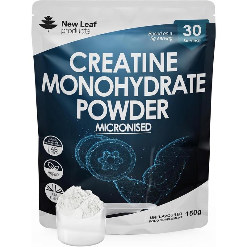 Creatine Monohydrate Powder 150g of Micronized Creatine for easy mixing - pre/post workout gym supplements 0
