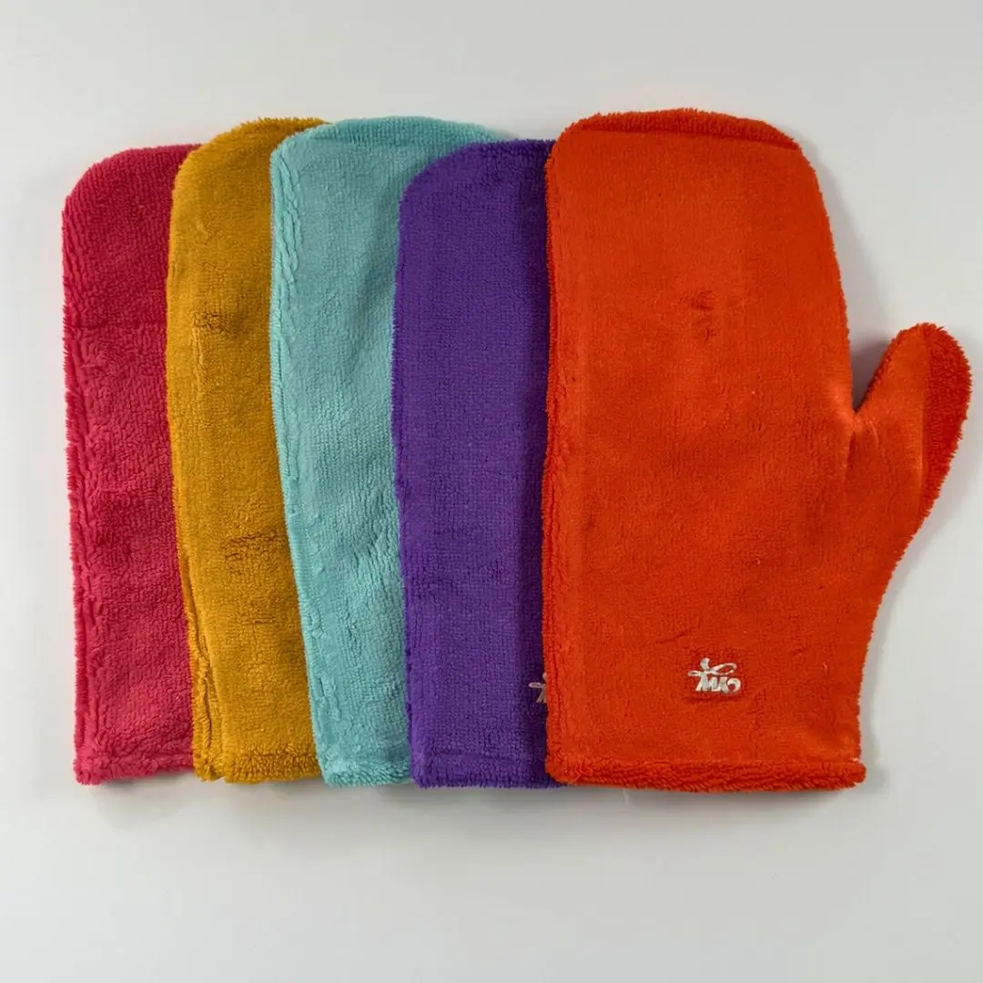 Young Woofians Eco Friendly Reversible Wash Mitts Vibrants