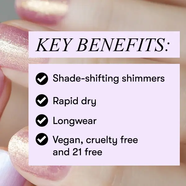 Euphoria Highlight 4-Piece Nail Polish - Glossy Shimmer Manicure Set Worth £36 2