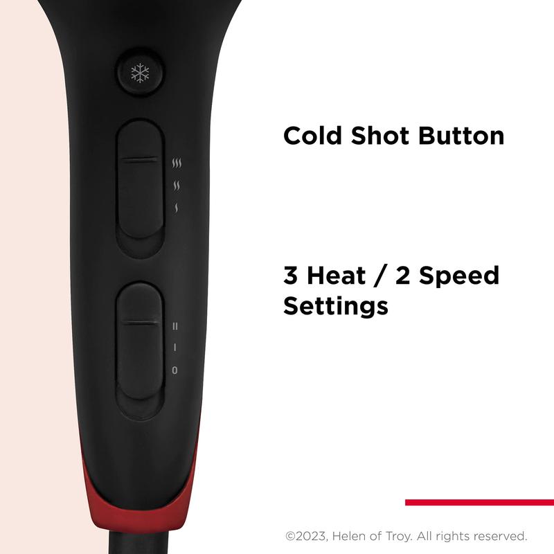 Revlon Smoothstay Coconut Oil-Infused Hair Dryer (2000 watts, 2 Accessories for Styling Versatility: Diffuser & Concentrator Comb, Ceramic Tourmaline Ionic Technology) RVDR5317 1