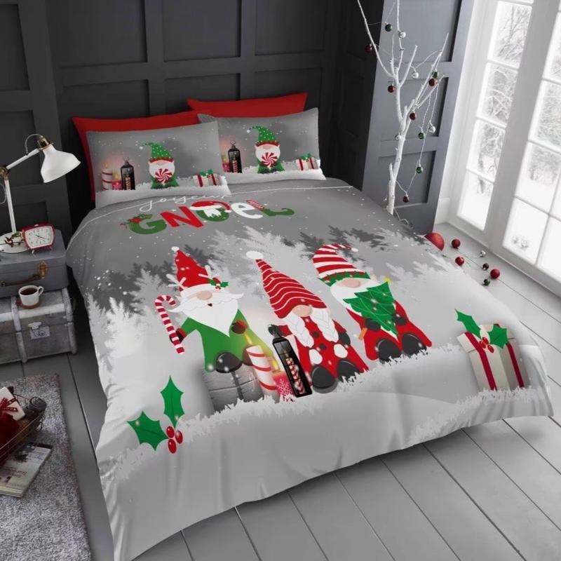 Christmas Duvet cover set ,winter wounderland-Polycotton Blend, Available in Single, Double, and king size 2