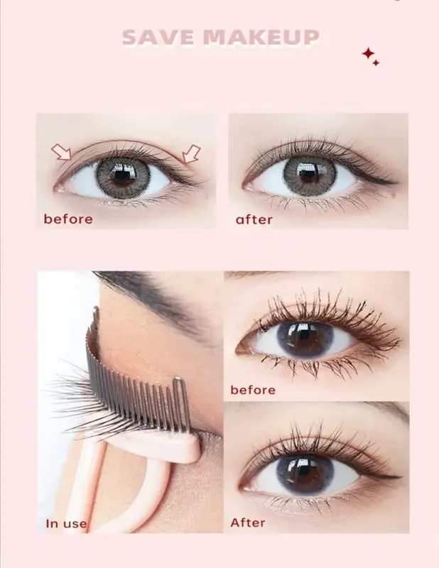 1pc Single-ended Ultra-fine Eyelash & Eyebrow Comb 6