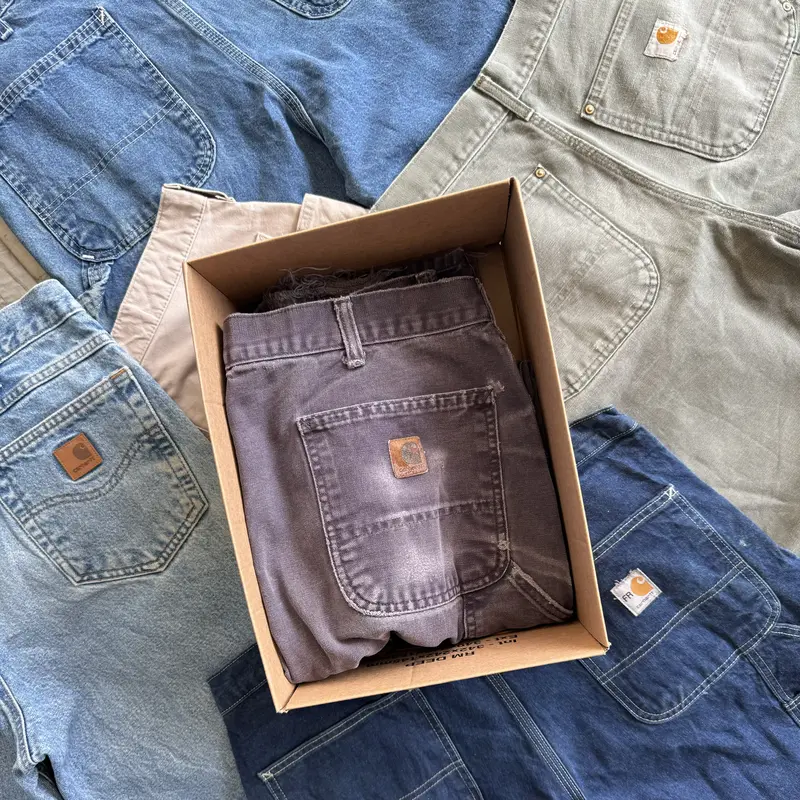 Mystery Box- Pre-Owned Vintage Trousers Legwear 1 Piece- Workwear, Carpenter, Jeans, Cargo & More! Menswear, Clothing, Fashion, Classic, Beige, Green, Blue, Brown, Black, Pants 3