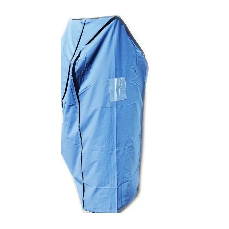 Blue Clothes Garment Rail Protective Waterproof Nylon Zipped Cover 4