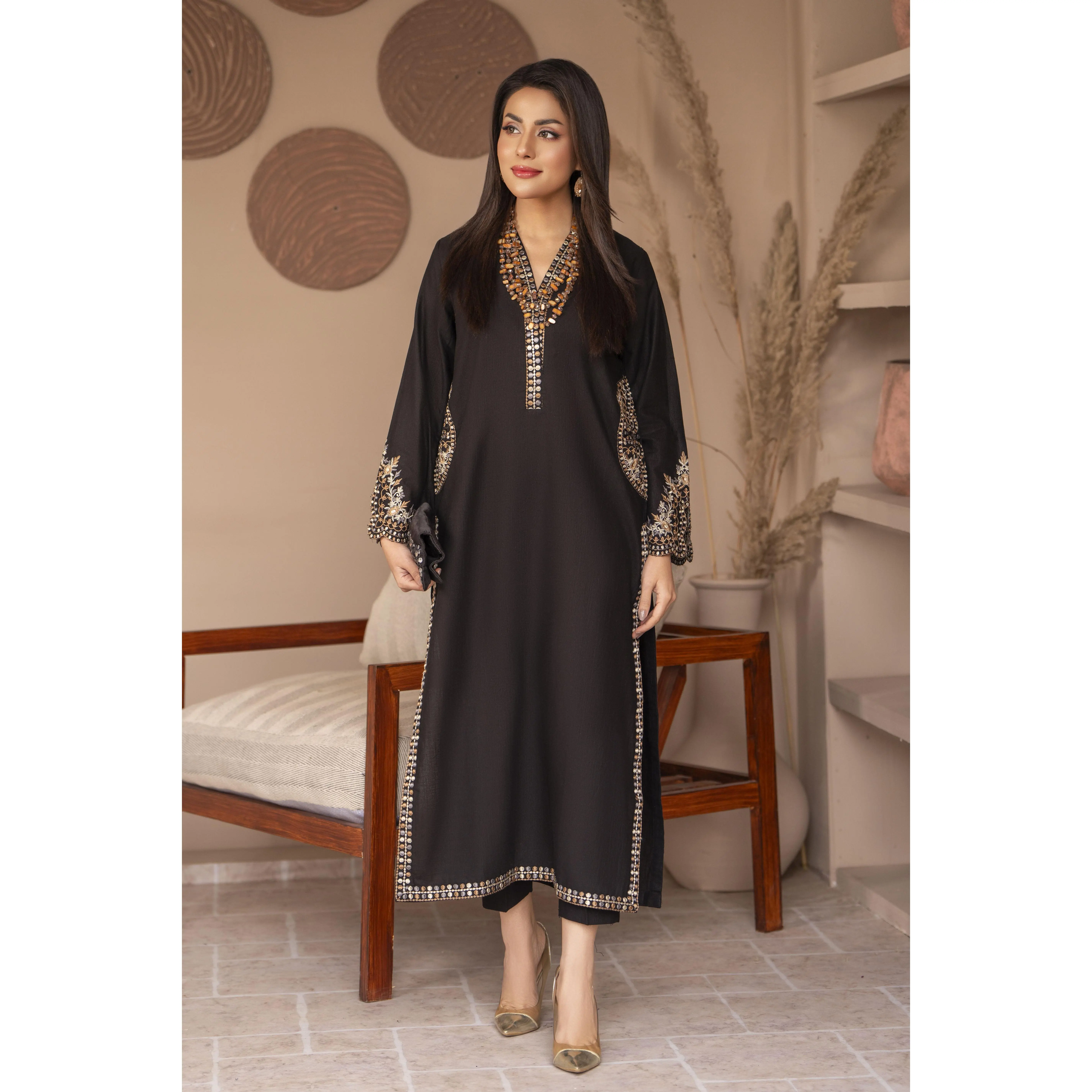 Icy Allure 2pc Winter Dress by Zaiwa IAZ10