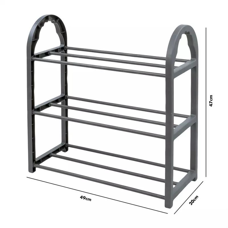 SHOE RACK COMPACT 3 TIER OFFICE HOME STORAGE PORTABLE ORGANISER HALLWAY STAND  Shoe Storage Rack, 3 Tier Shoe Rack Organiser, Slim Shoe Organiser Storage,  Lightweight Shoe Shelf for Closet Entryway Hallway Bedroom 5