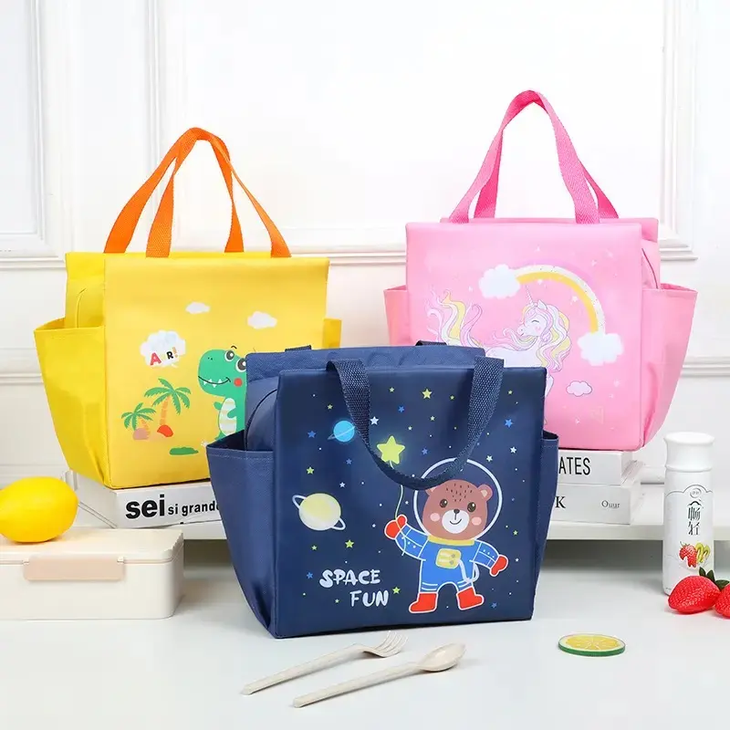 Multi Characters Stylish Kids Party Lunch Bag Travel Bag Picnic Thermal Insulated waterproof