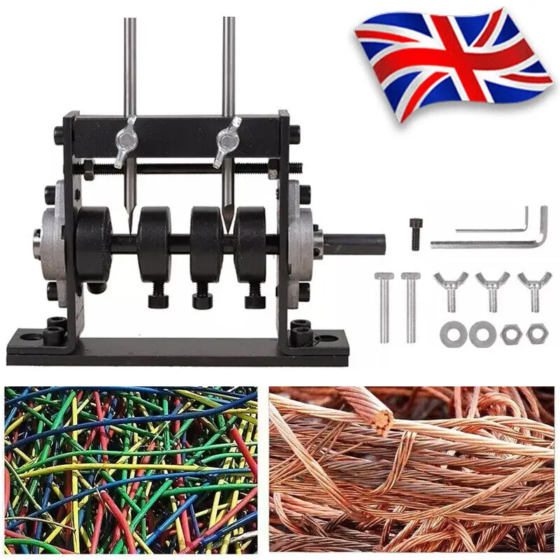 1mm-30mm Manual Wire Stripping Machine Scrap Copper Recycle Tool Cable Strippers