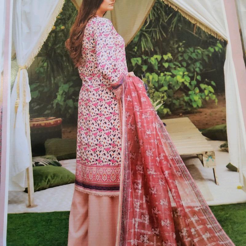 linen fabric front full heavy embroidery 1