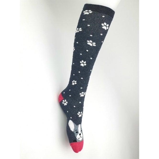 Hazy Blue Welly Socks (Sizes 3-8) 6