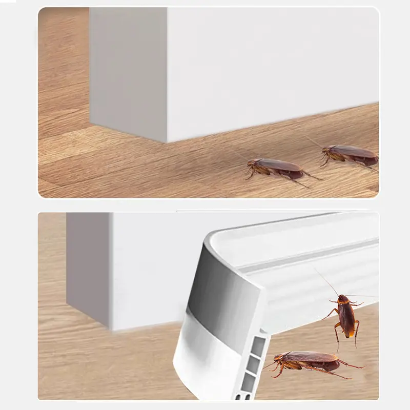 2m Draught Excluder Strong Adhesive Door Draft Stopper Soundproof Door Seal Strip for Bottom of Door - White 4