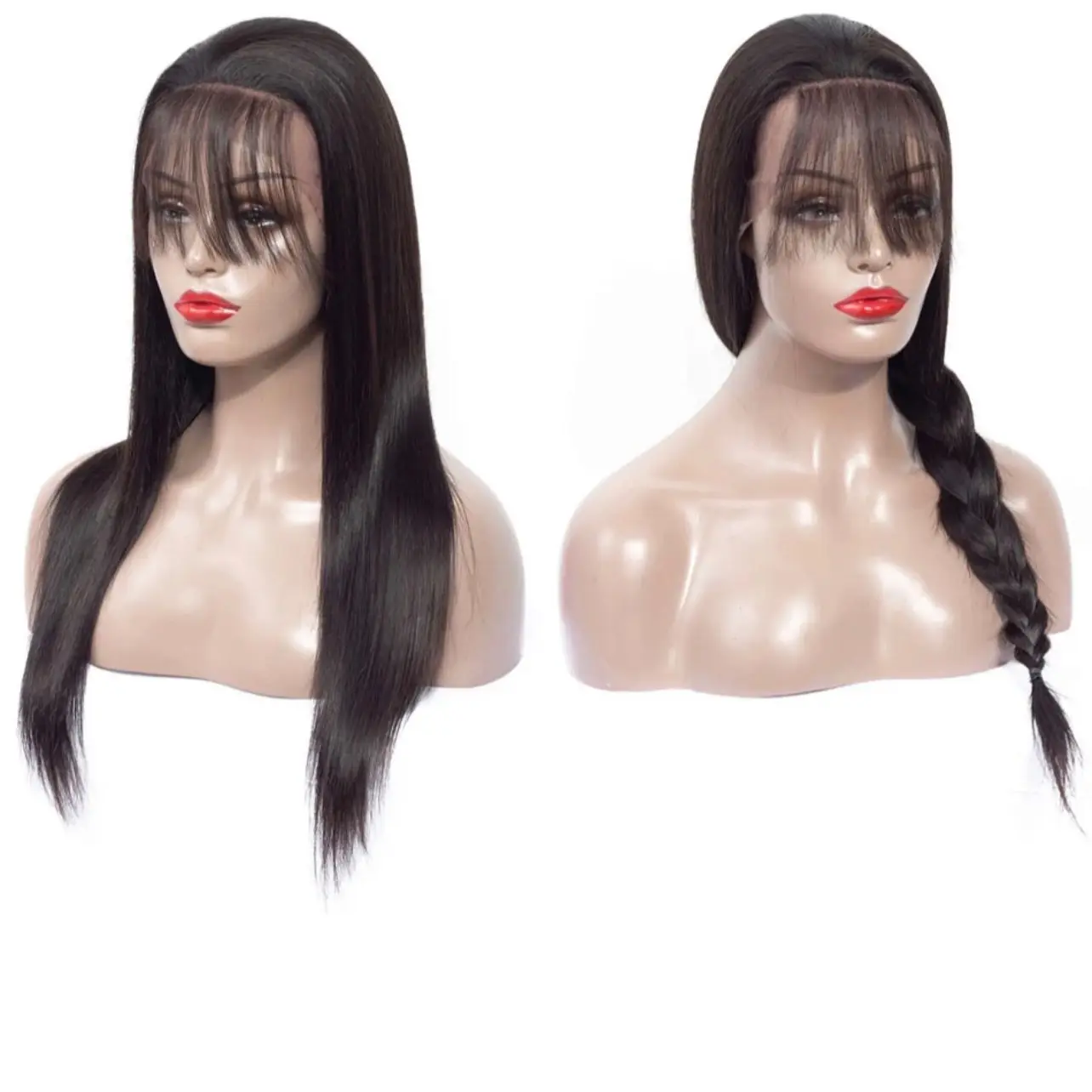 Lace front wig STW 22 inches. Brazilian cuticle aligned hair