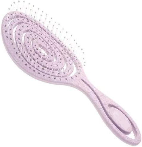 Beauty Eco Friendly Straw Hairbrush with Flexible Soft Pin Bristles for Wet/Dry Hair Detangling and Head Massaging free shipping 4