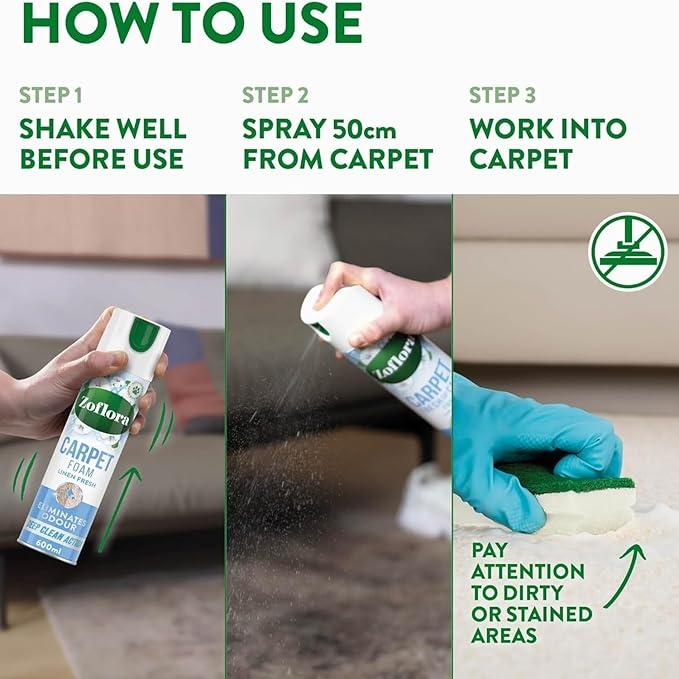 Carpet Cleaner, Odour Eliminator Carpet Foam Spray, Cosy Moments Seasonal Scent, 400ml, Refresh Carpets & Upholstery  Cleaning Household  Perfume Scented Multicolor 2