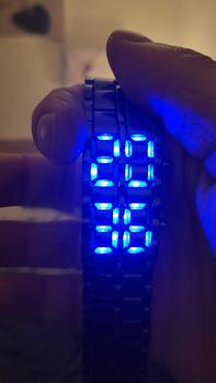 Product Review of Men's Punk LED Digital Watch, Street Trend Novelty Wristwatch with LED Light, Chic Watch As Gift for Boyfriend Gift without Box from M**l J**s G**y 0