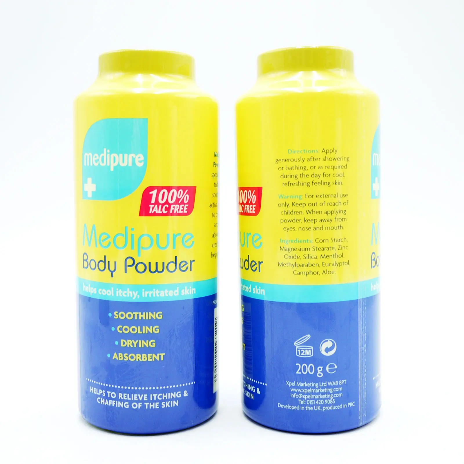 MEDIPURE Medicated Body Powder 100% TALC FREE 200g