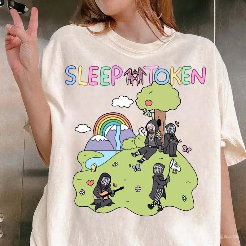 Sleep Token C0wboy Rider Shirt Cute Rainbow T-Shirt