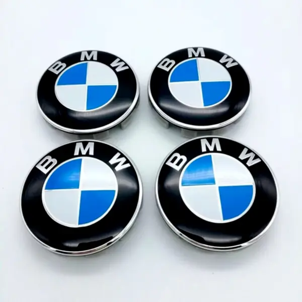 SET OF 4 Original BMW Wheel Hub Centre Caps 68MM Fits Most 1 3 5 7 Series X6 M3 X4 E46 E90