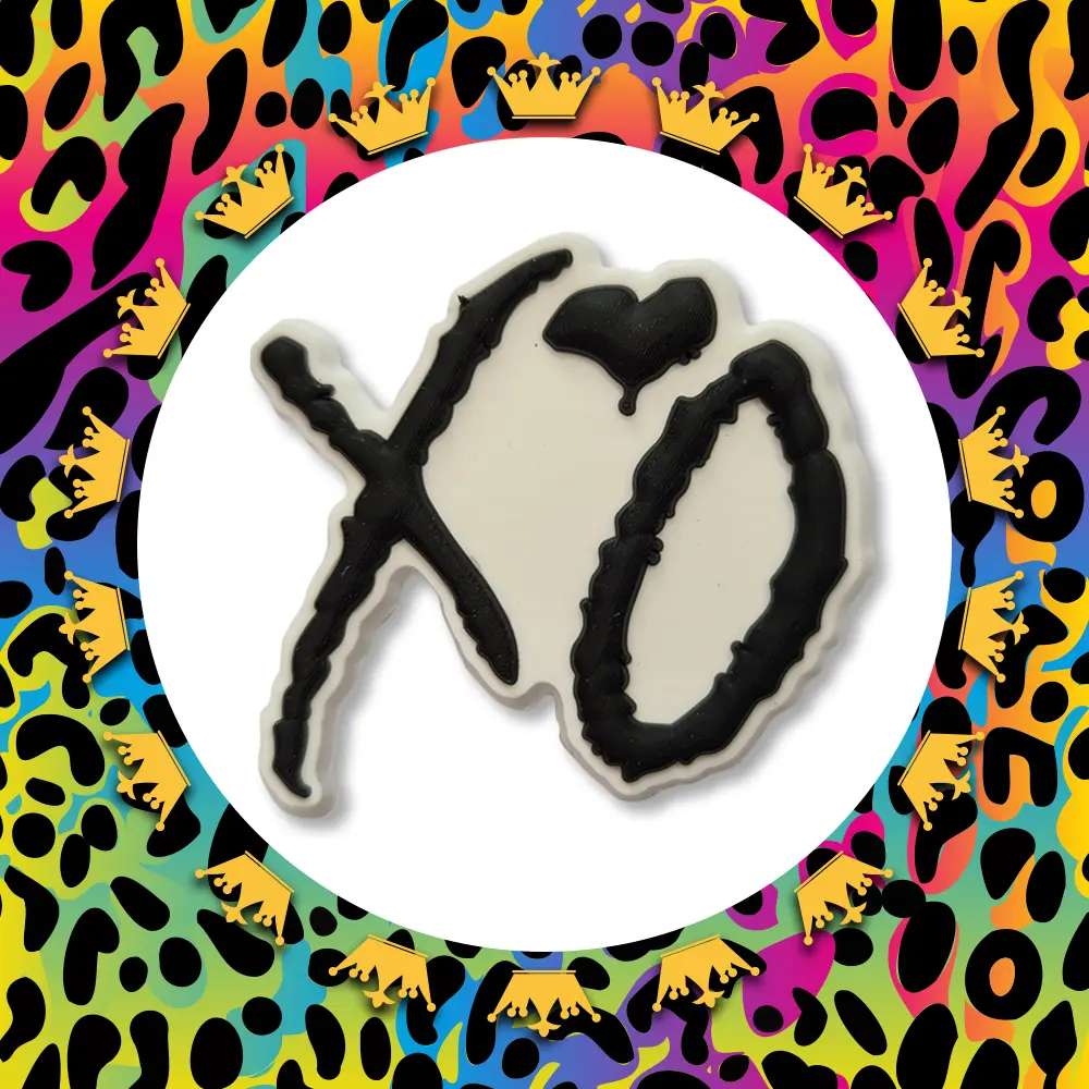 MUSIC - The Weeknd Black XO Croc Charm - POP - SINGER - 1500 Designs In Stock