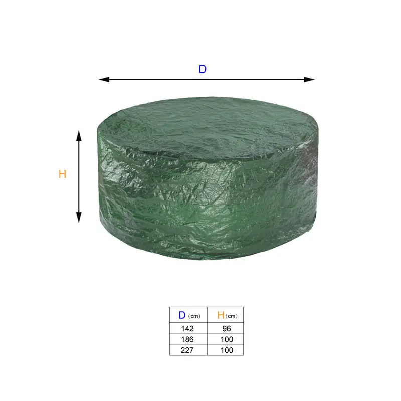 Sundaze Garden Patio Furniture Cover Outdoor Square Rectangle Round Cover for Rattan Table Sofa 7
