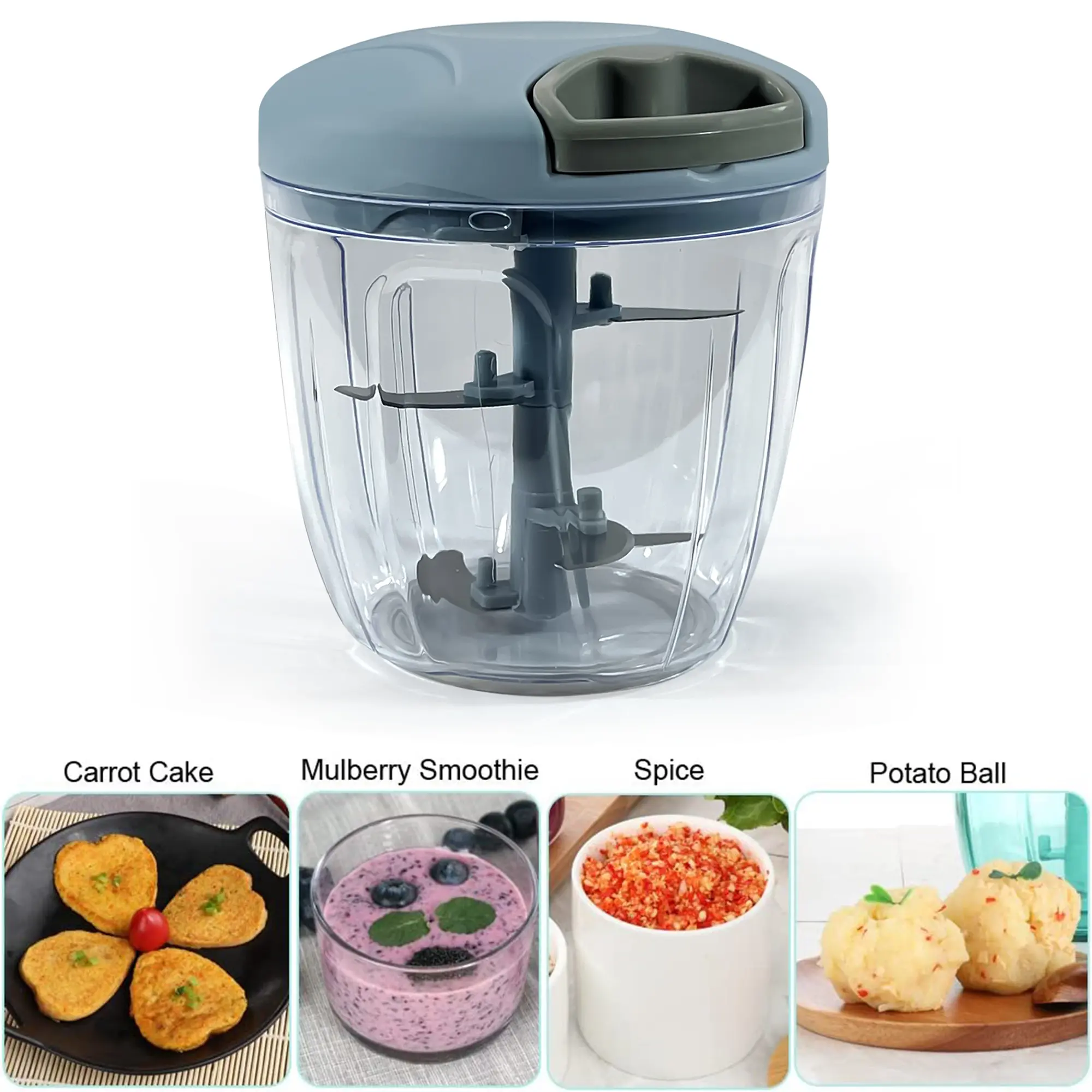 Manual food Chopper For Vegetables & Fruits Kitchen Utensils