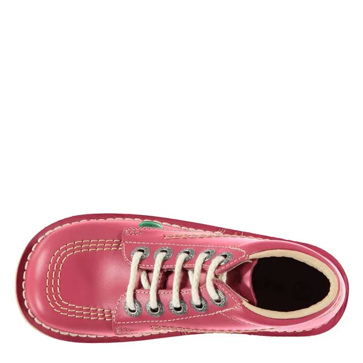 Kickers Kids Childrens High Boots Desert Lace Up 6