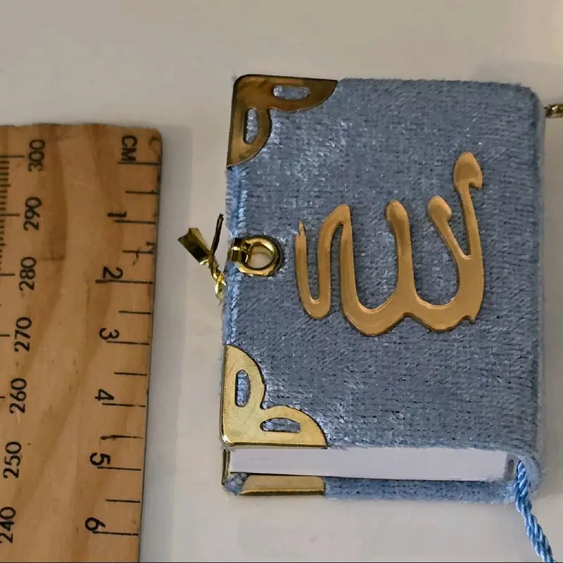 Islamic Full Mini Quran Light Blue Unisex Car Hanging Accessory Ramadan Muslim Gift 7