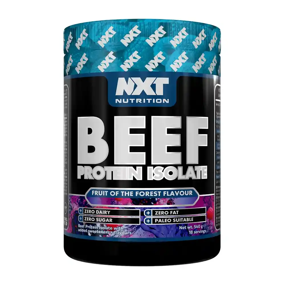NXT Nutrition Beef Protein Isolate - Zero Dairy, Zero Sugar, Paleo Suitable