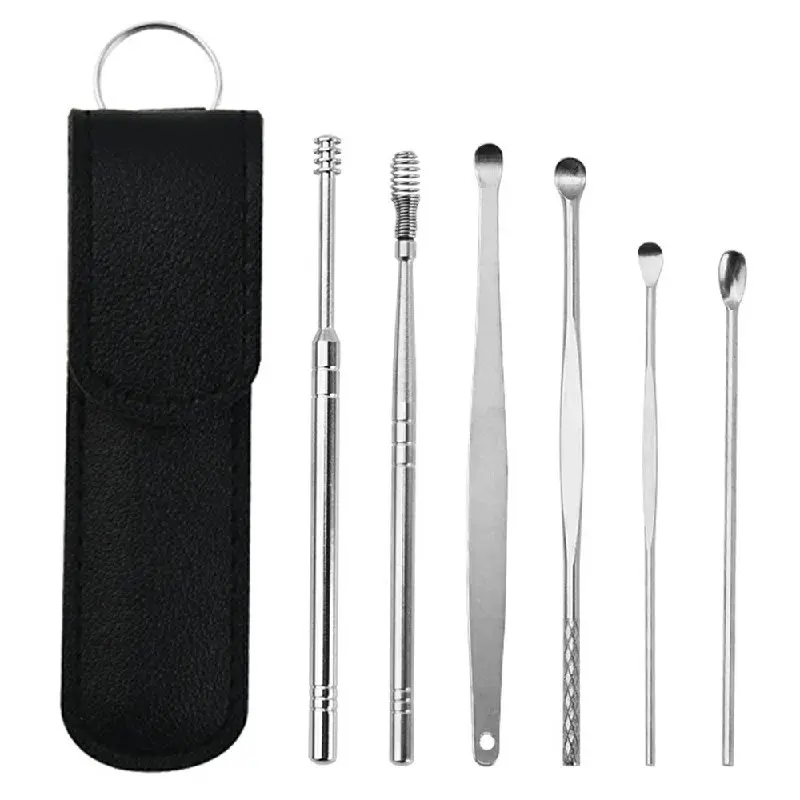 6 x Professional Coated Precision Tweezers Set Stainless Steel Non Magnetic 6
