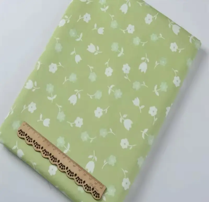 5pcs Green Rose Floral Cotton 40cm x 50cm fat quarter Bundle Sewing Fabric textile 4