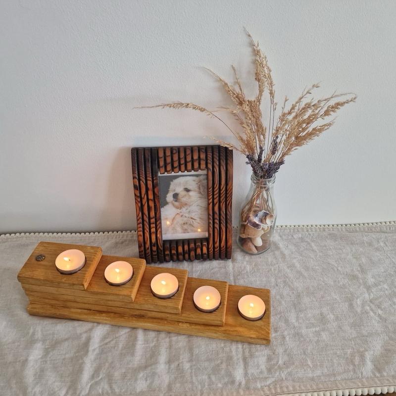 wood candle holder 3