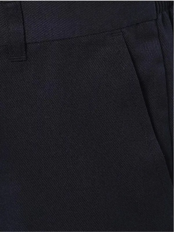 Pack of 2 Boys School Shorts Half Elastic Waist Solid Colours Charcoal, Grey, Navy, Black 8