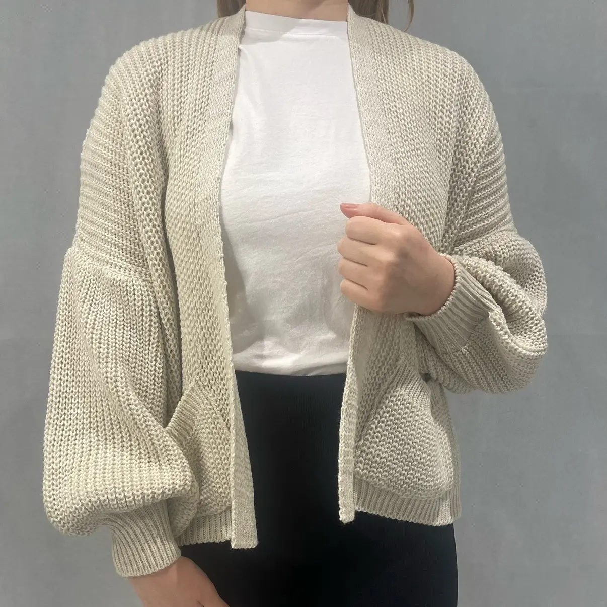 Mid Length Knitted Cardigans
